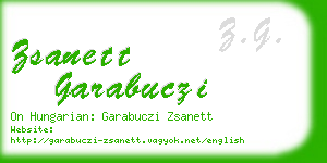 zsanett garabuczi business card